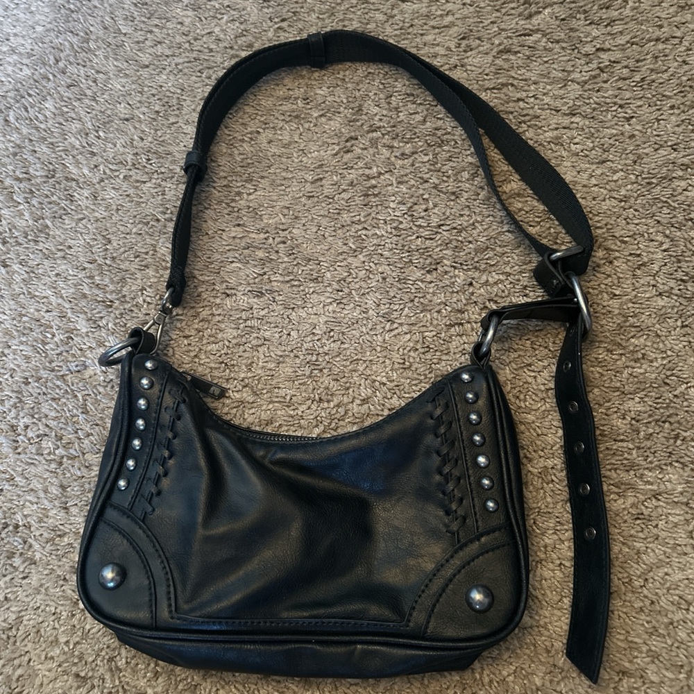 Zara Black Studded Women's Bag